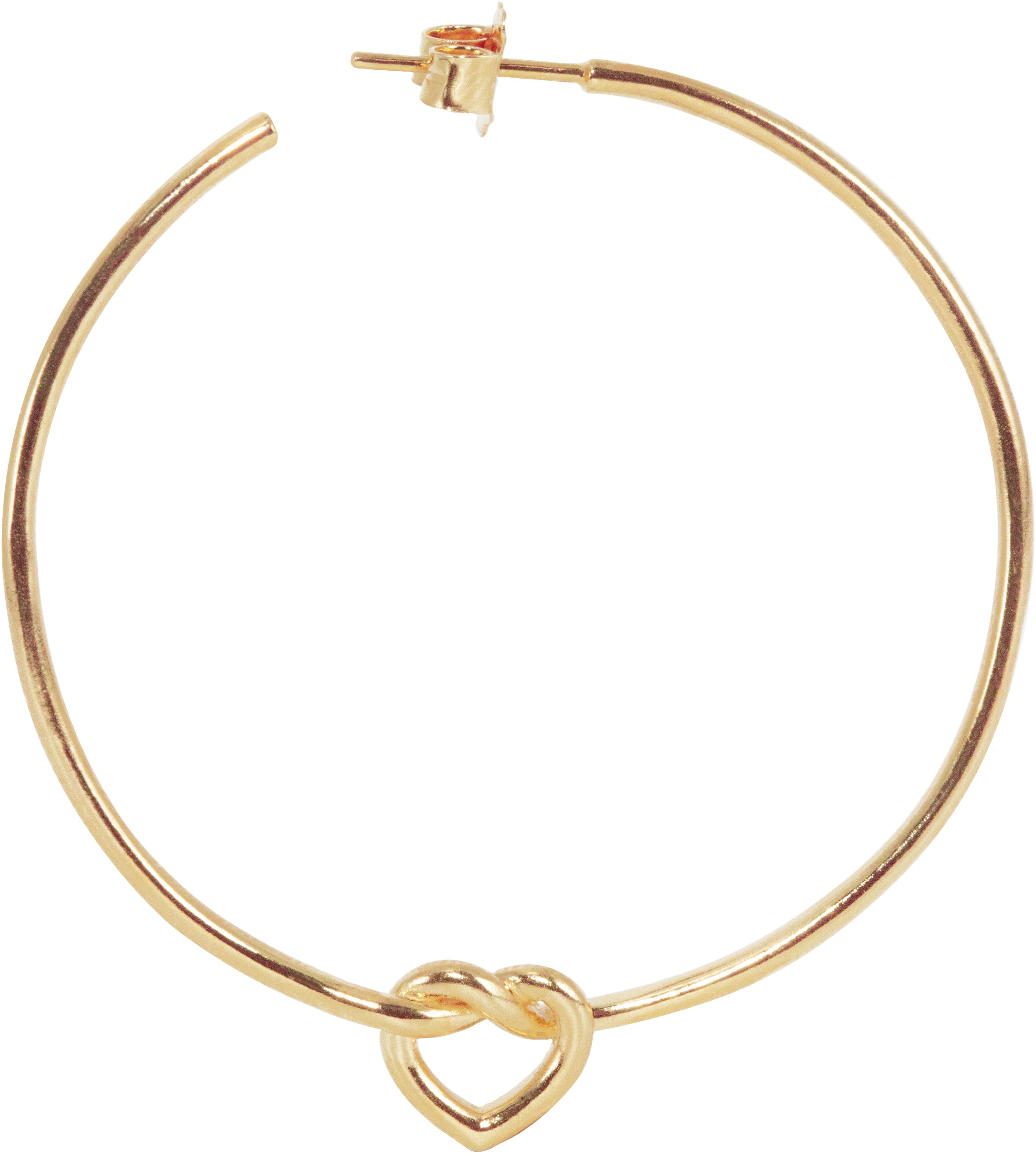 Big Tied Heart Hoop