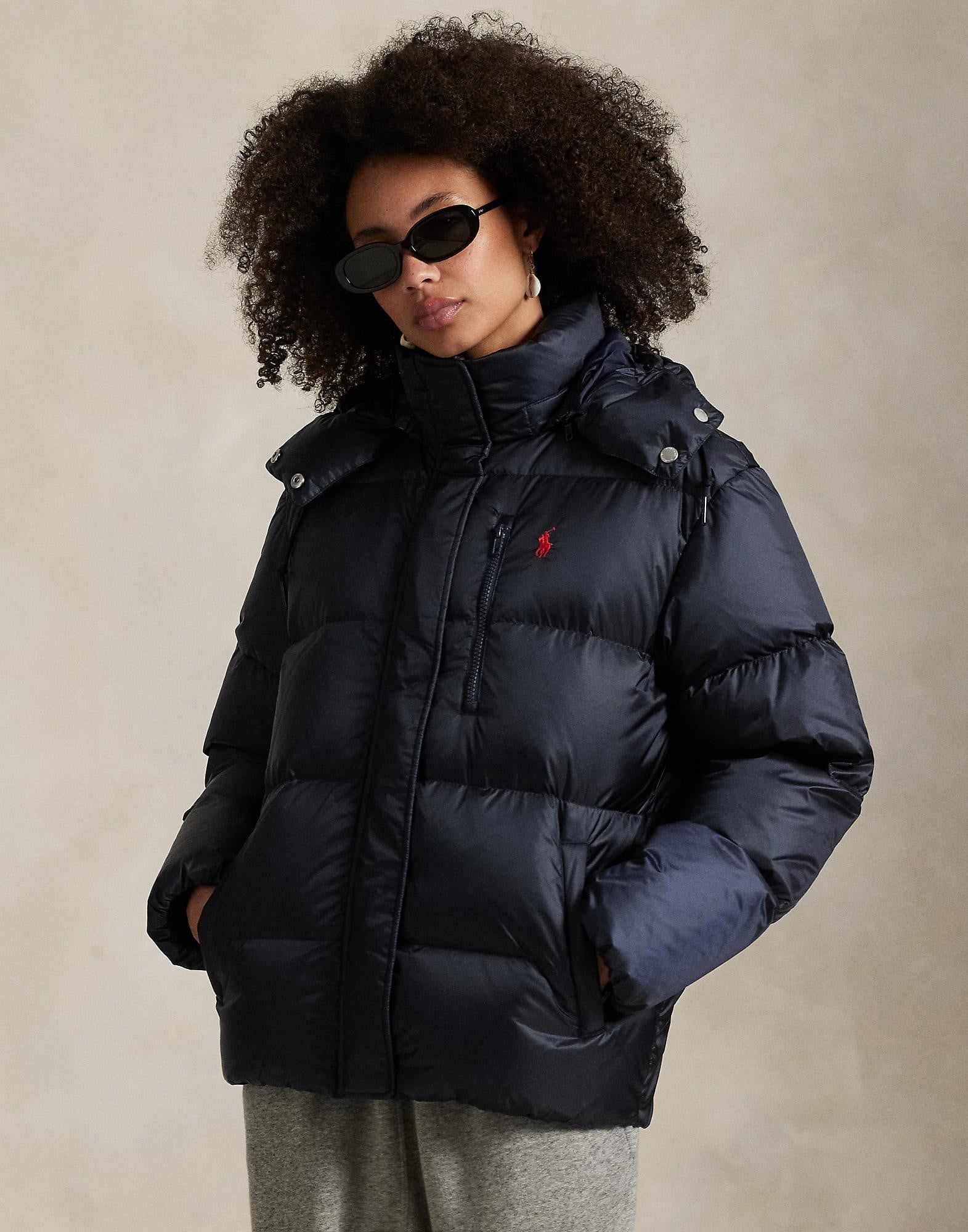 Waterrepellent Quilted Down Jacket