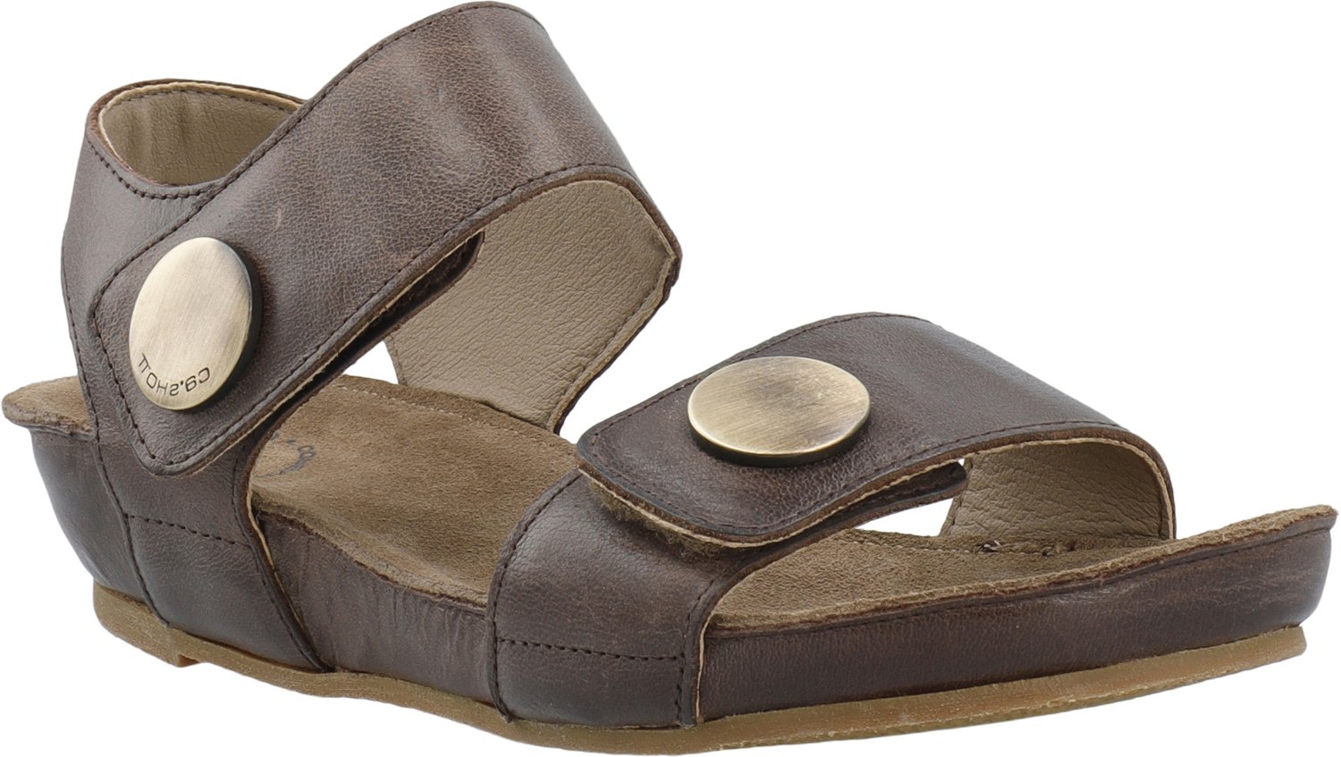 Casava Button Sandal West Leather
