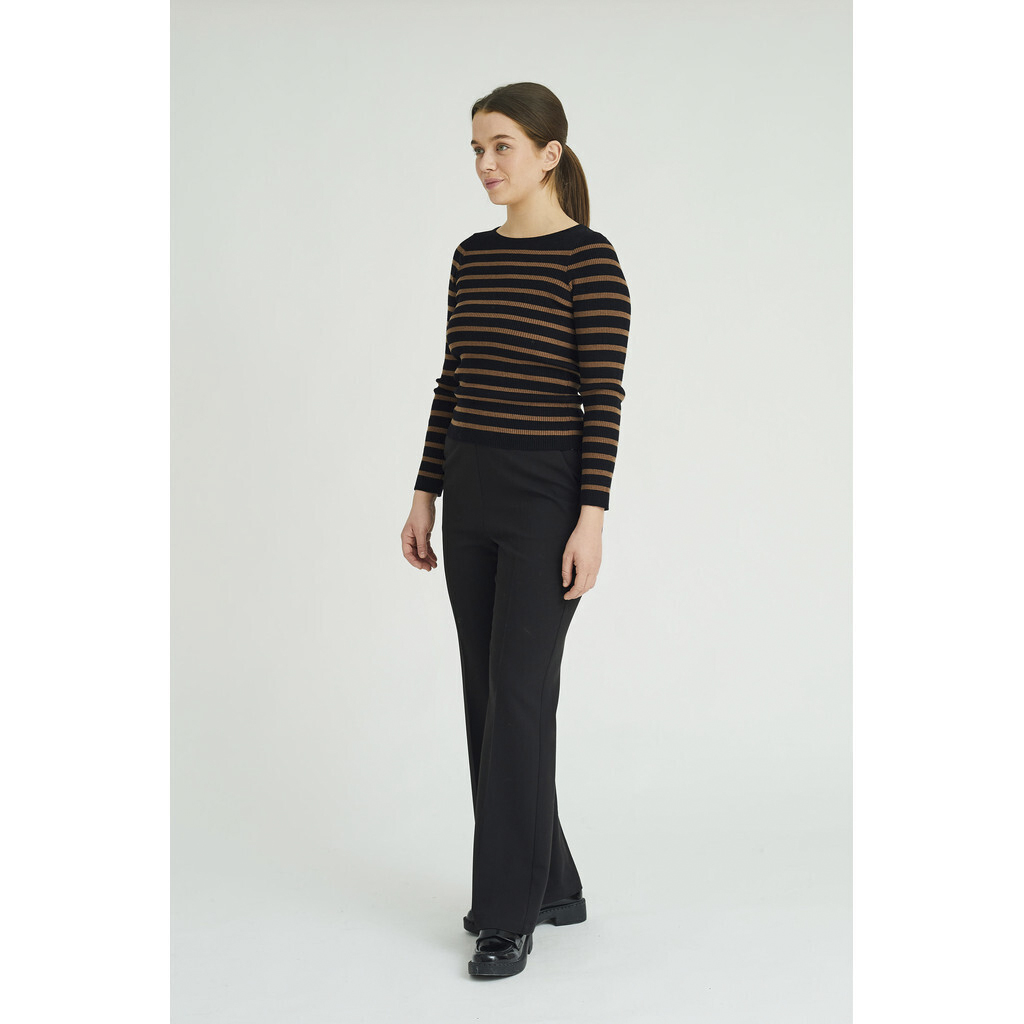 Lana Rib Stripe Blouse