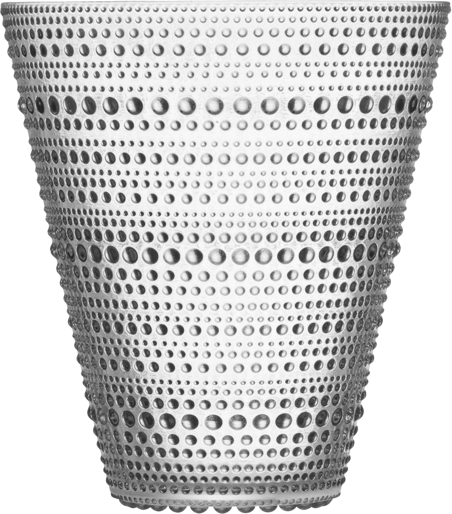 Kastehelmi Vase 154mm Klar
