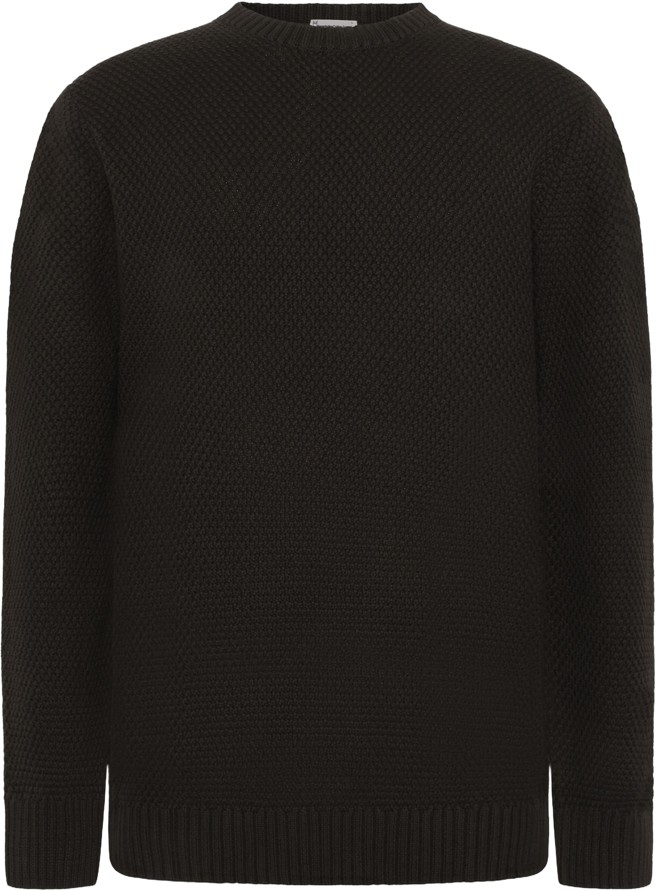 Organic Cotton Crew Neck Knit Gots/vegan