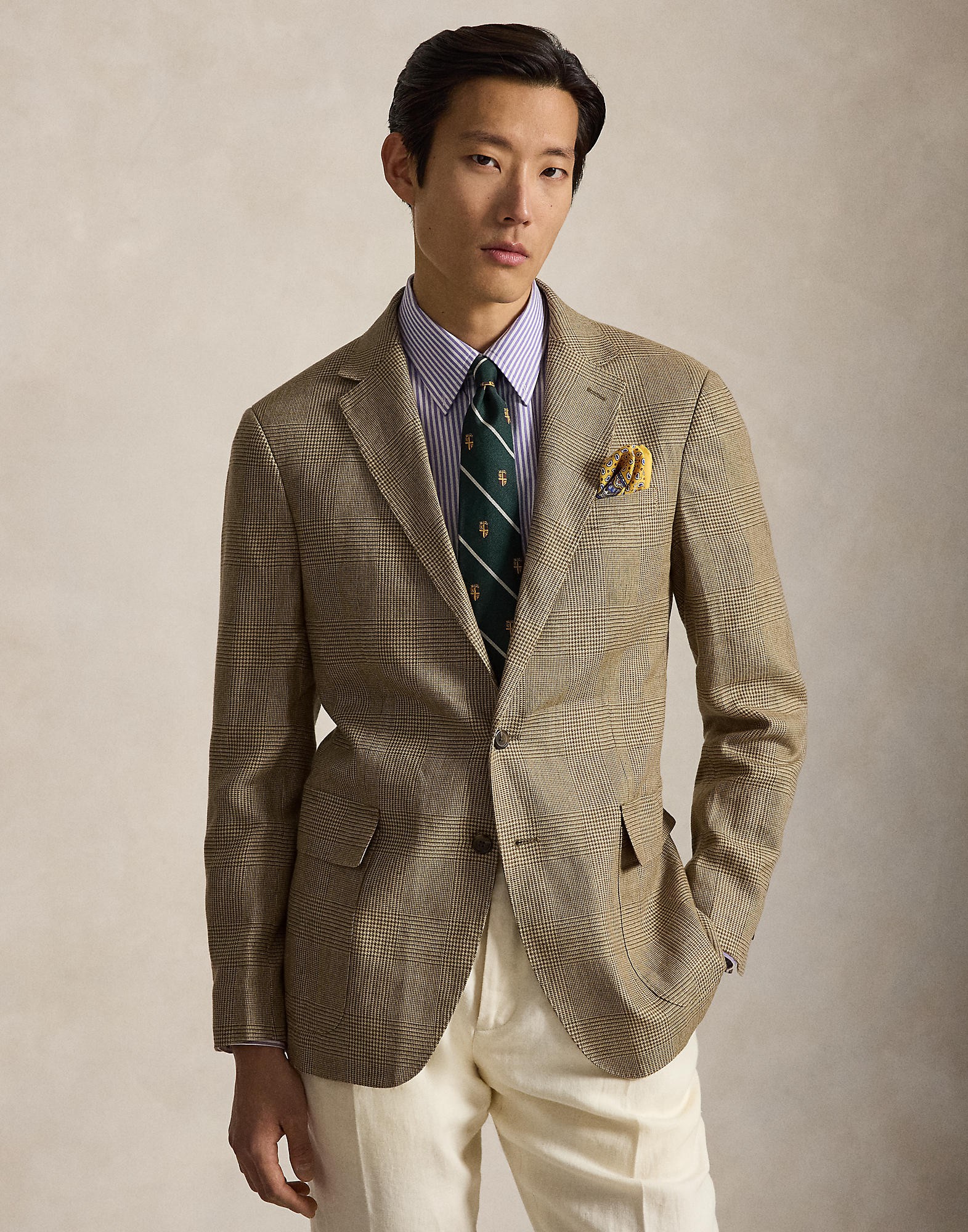 Polo Modern Fit Glen Plaid Sport Coat