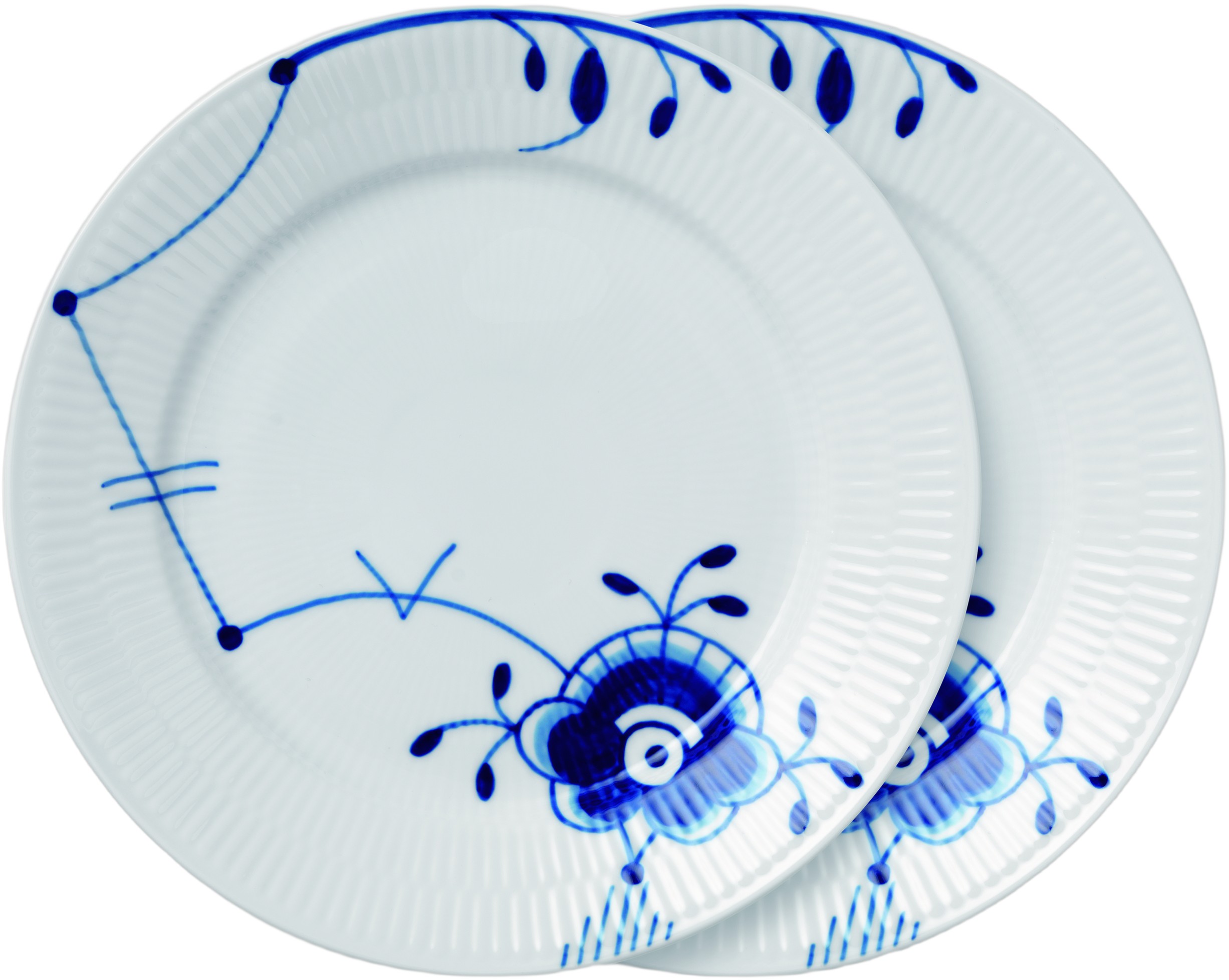 Blå Mega Tall 22cm no 6 2pak