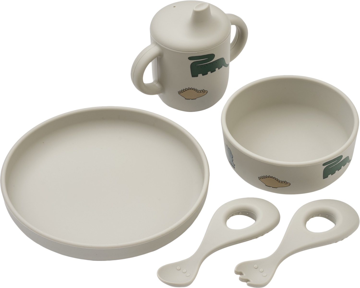 Ryle Printed Tableware Set Dinosaur