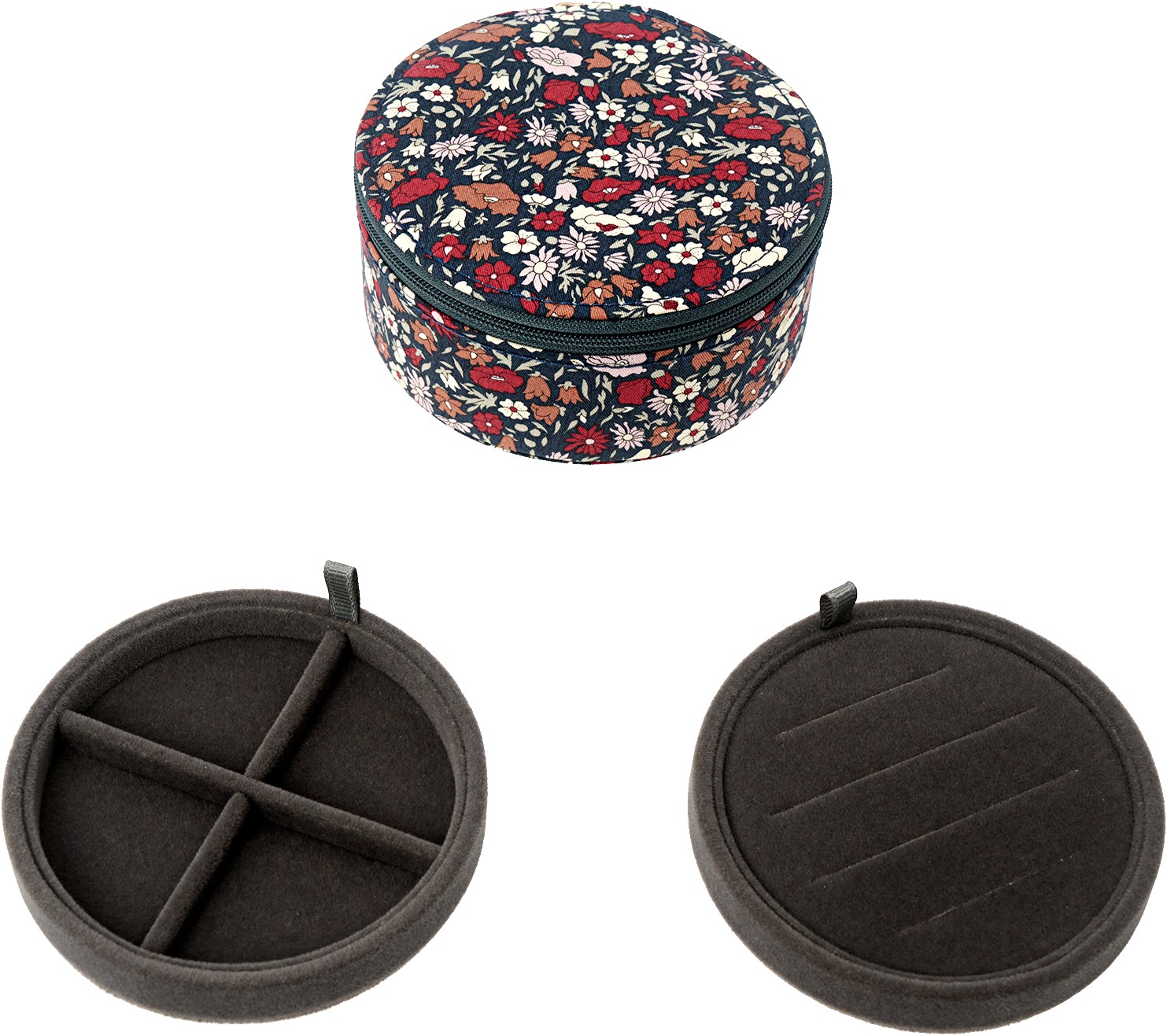 Jewelry box Round mw Liberty Petal & Daisy 2pcs