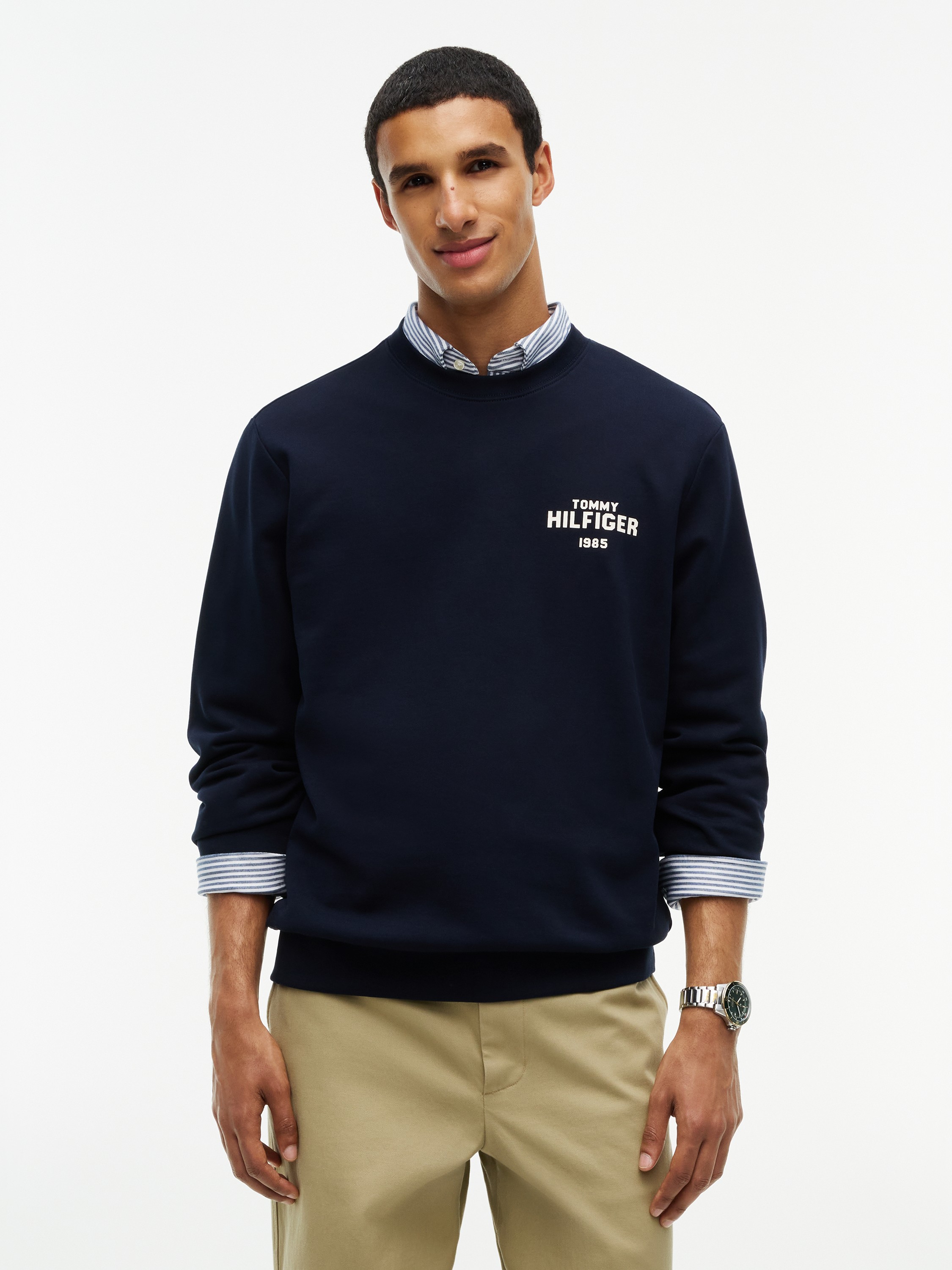 1985 Logo Terry Crew Neck Sweatshirt