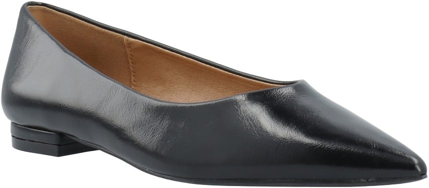 Biabari Pointy Flat Faux Leather