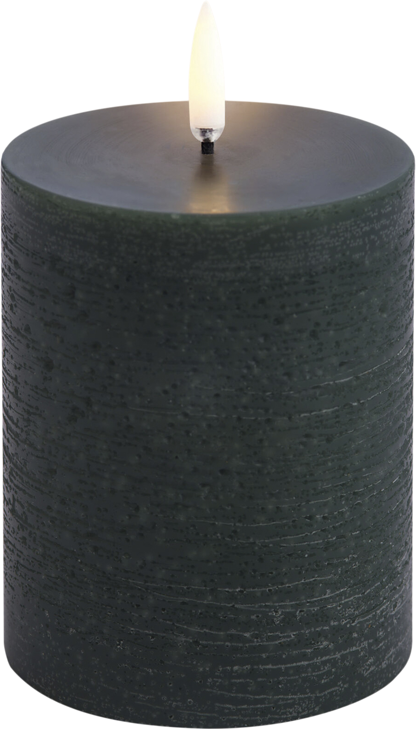 LED Pillar Candle, Pine Green, Rustic, 7,8 x 10,1 cm 4/24 - DKK 151 - Spar 20%