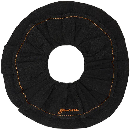 Washed Stretch Cotton Scrunchie