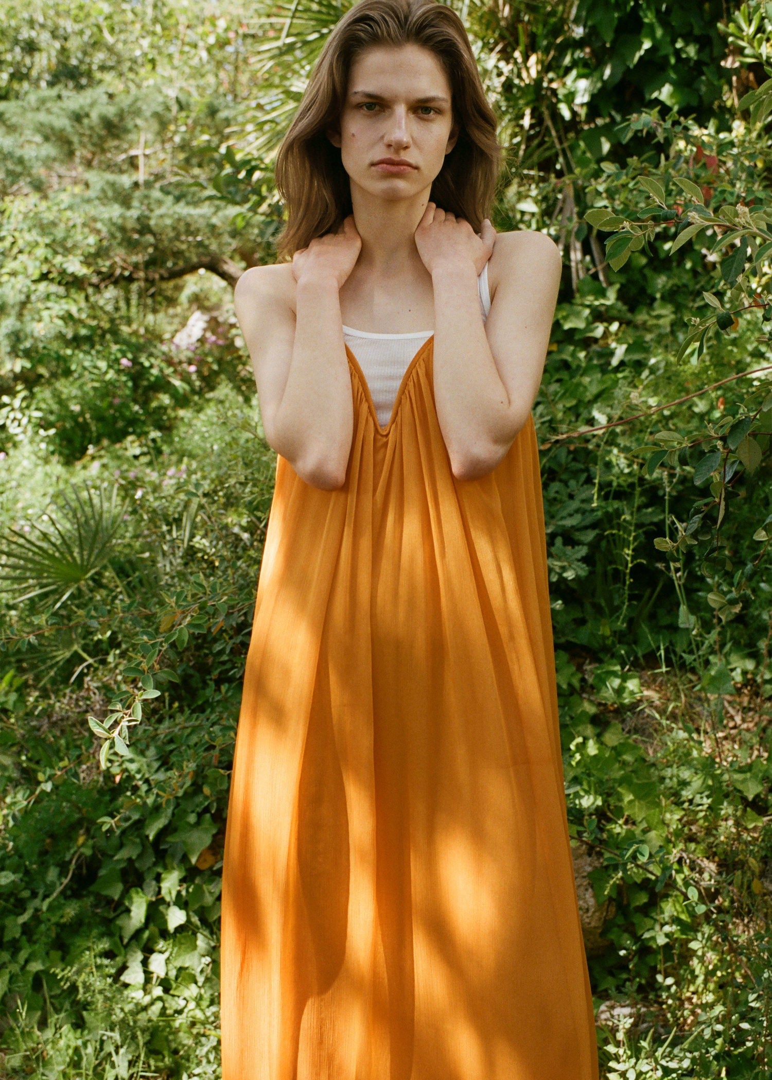 Chiffon Vneck Dress