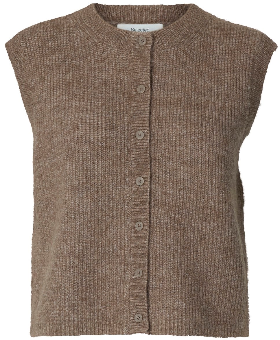 Slflulu SL Button Oneck Vest Noos