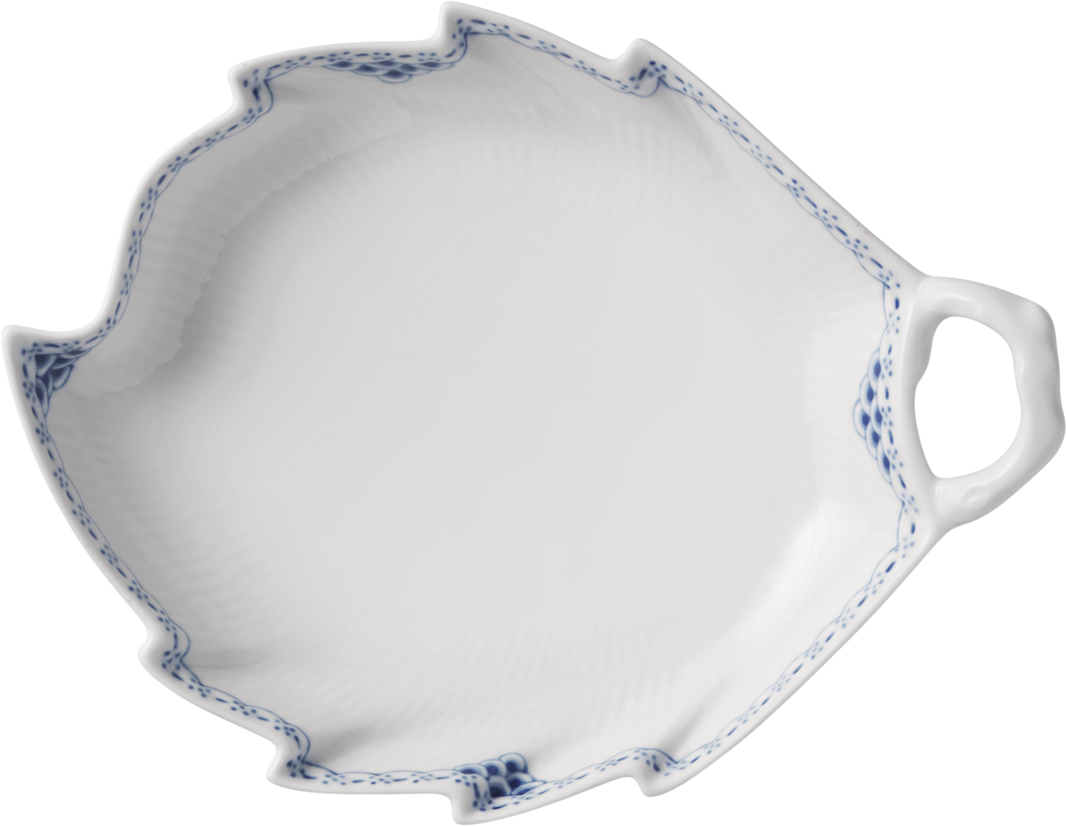 Prinsesse Bladformet Asiet 23 cm