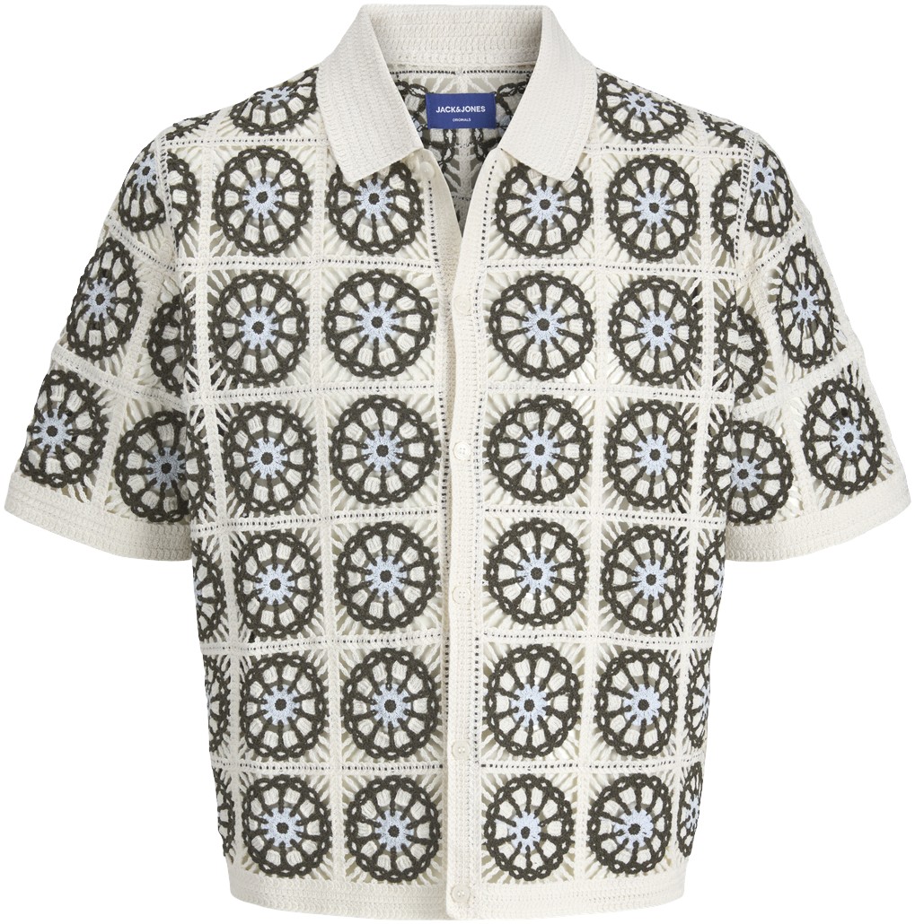 Jorcartagena Crochet Knit Polo
