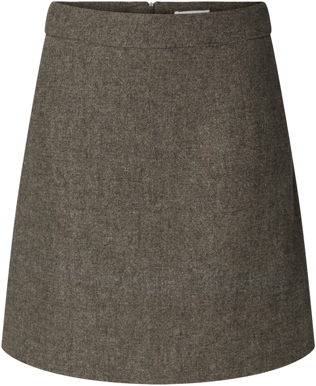 Slwreeda Wool Blend HW Short Skirt