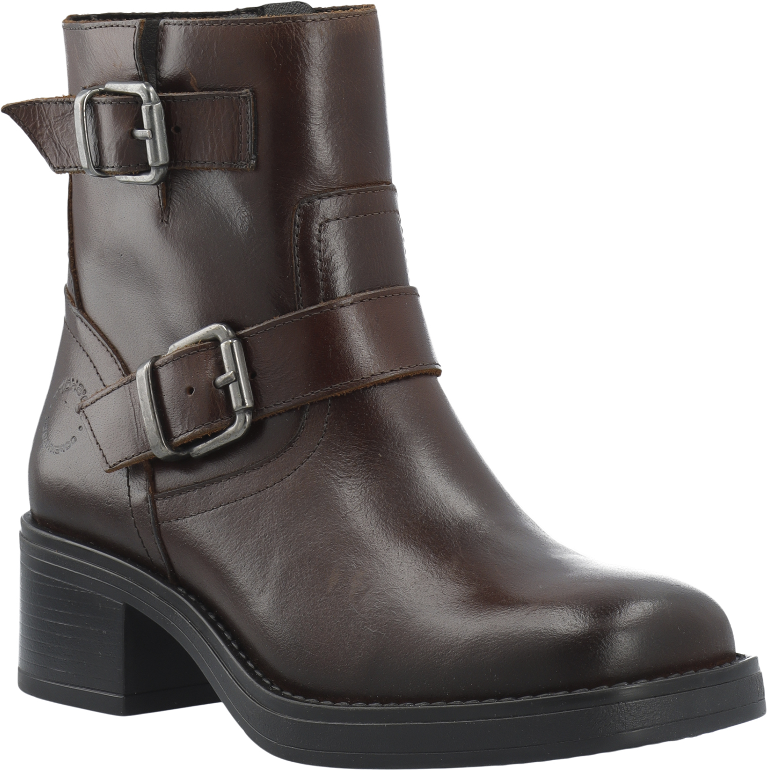 Casrikke Biker Boot W. Inside Zip Pull Up Leather