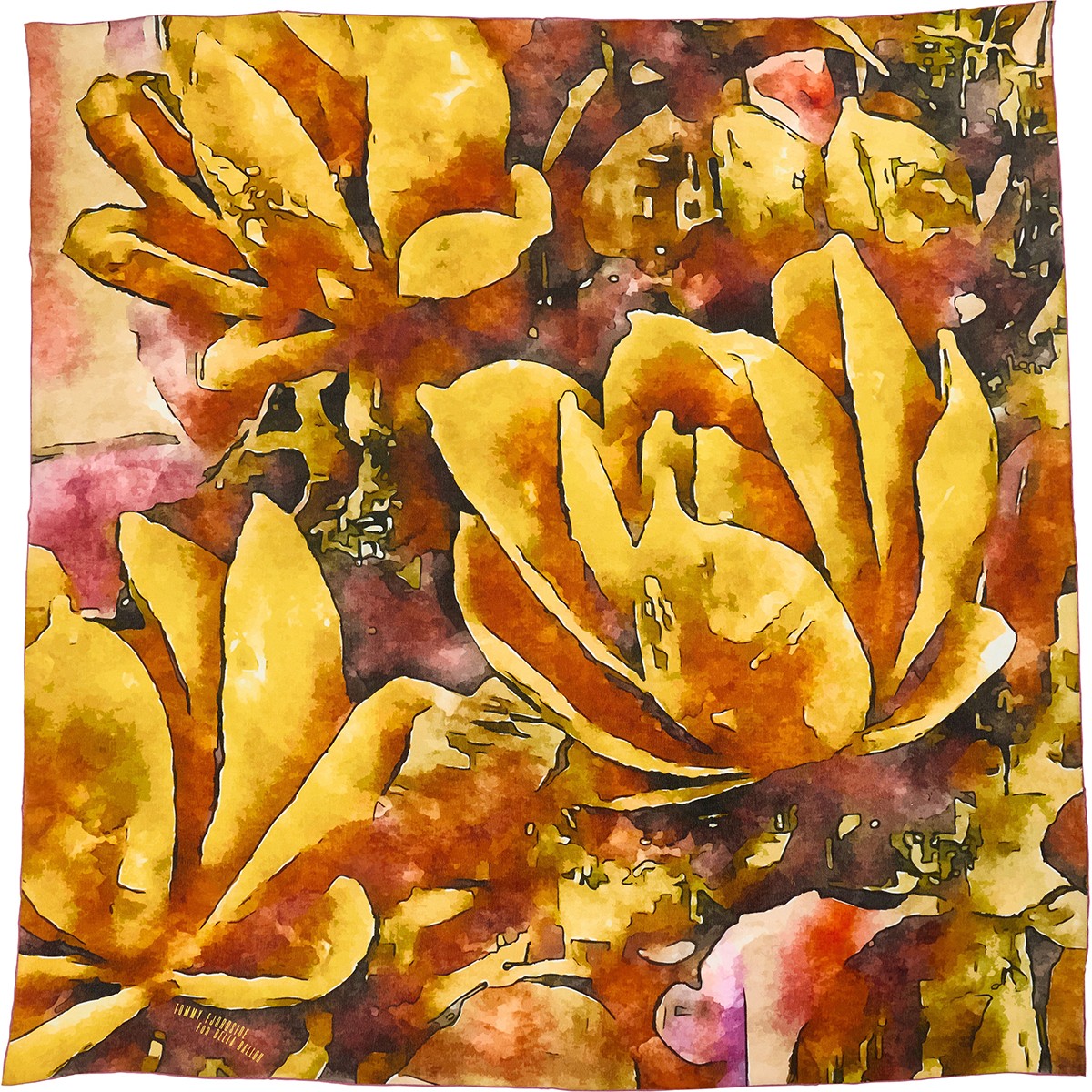Water Lily Scarf - DKK 674 - Spar 25%