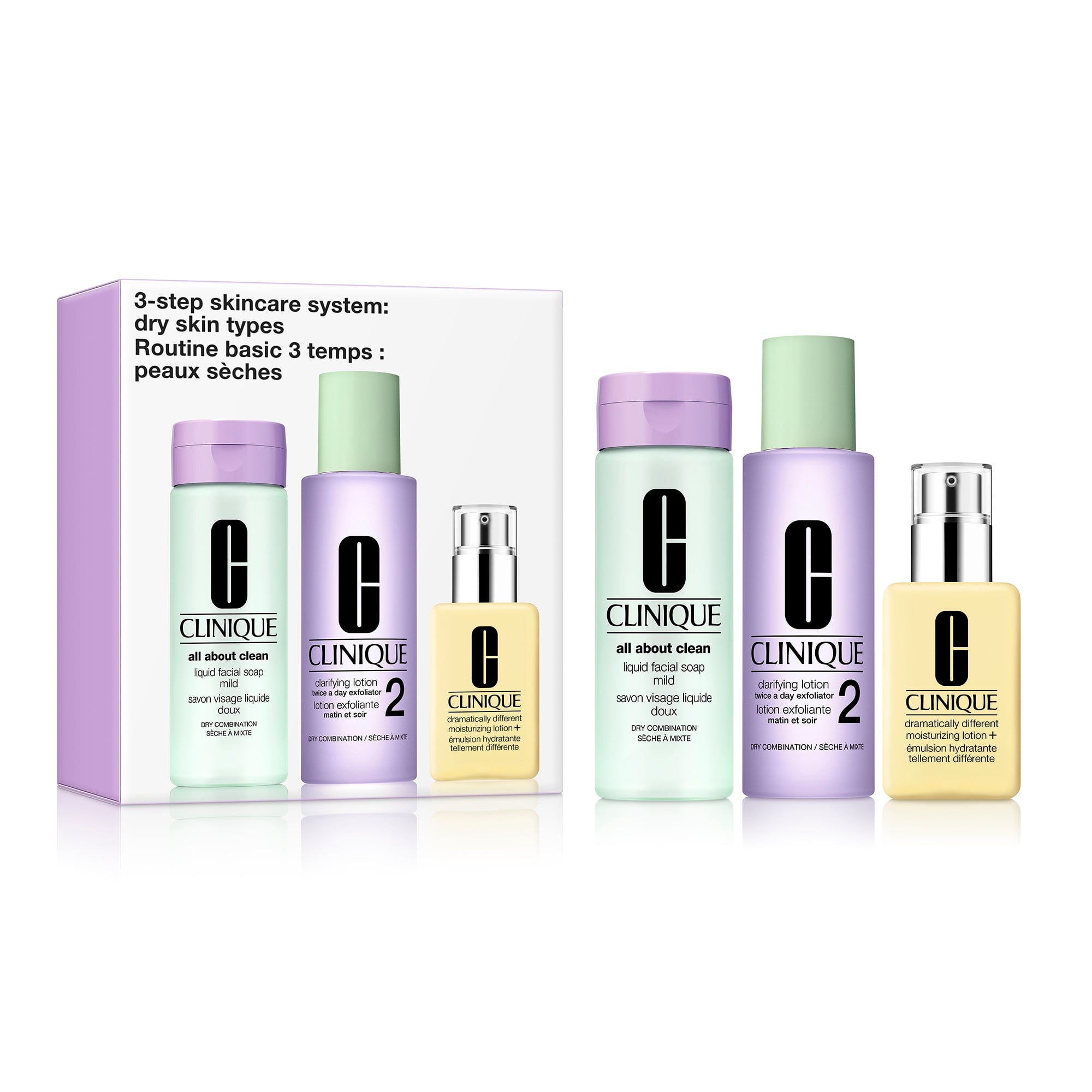 3step Skincare System Gift Set: Dry Skin Types