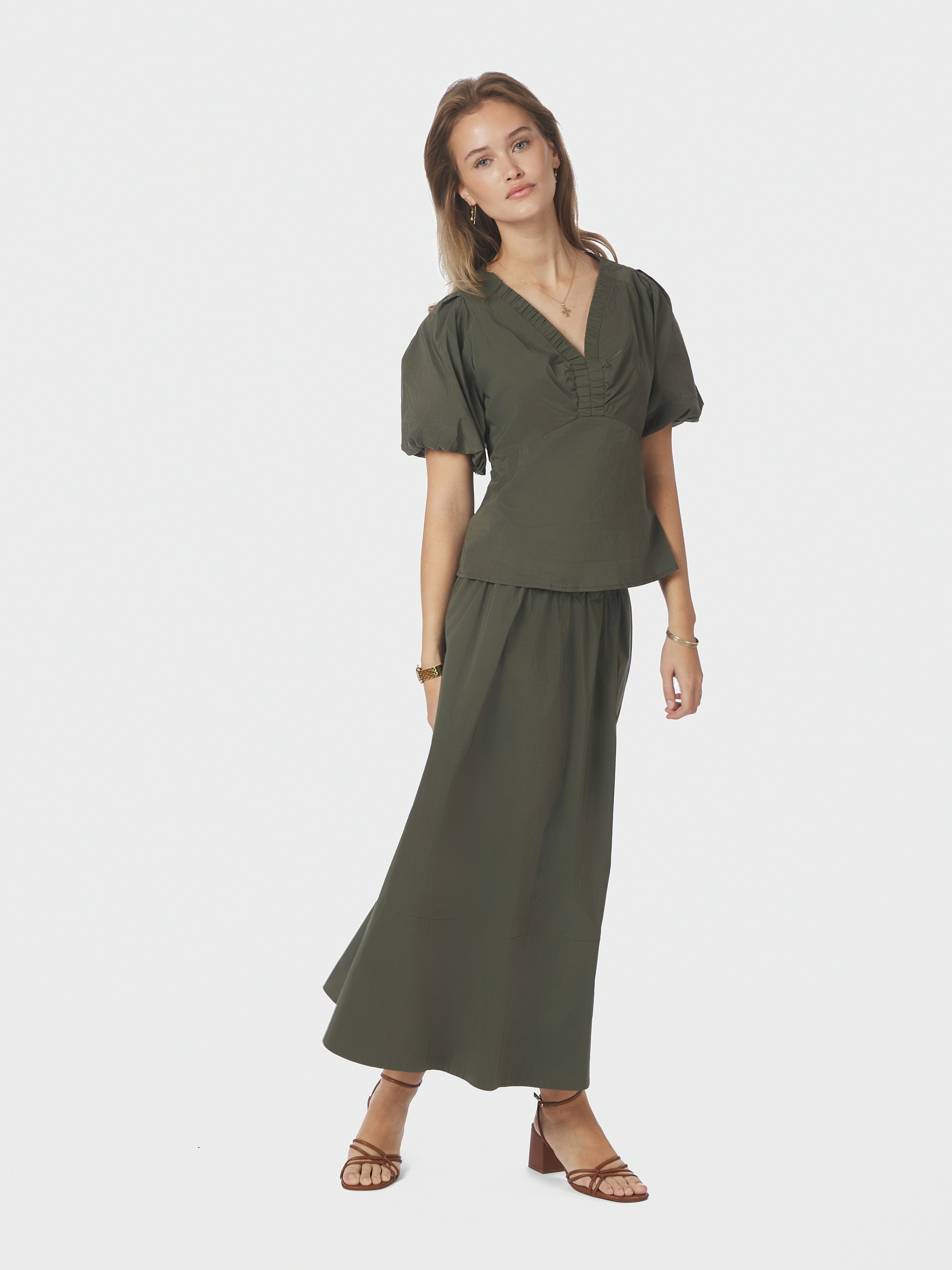 Yara Poplin Skirt