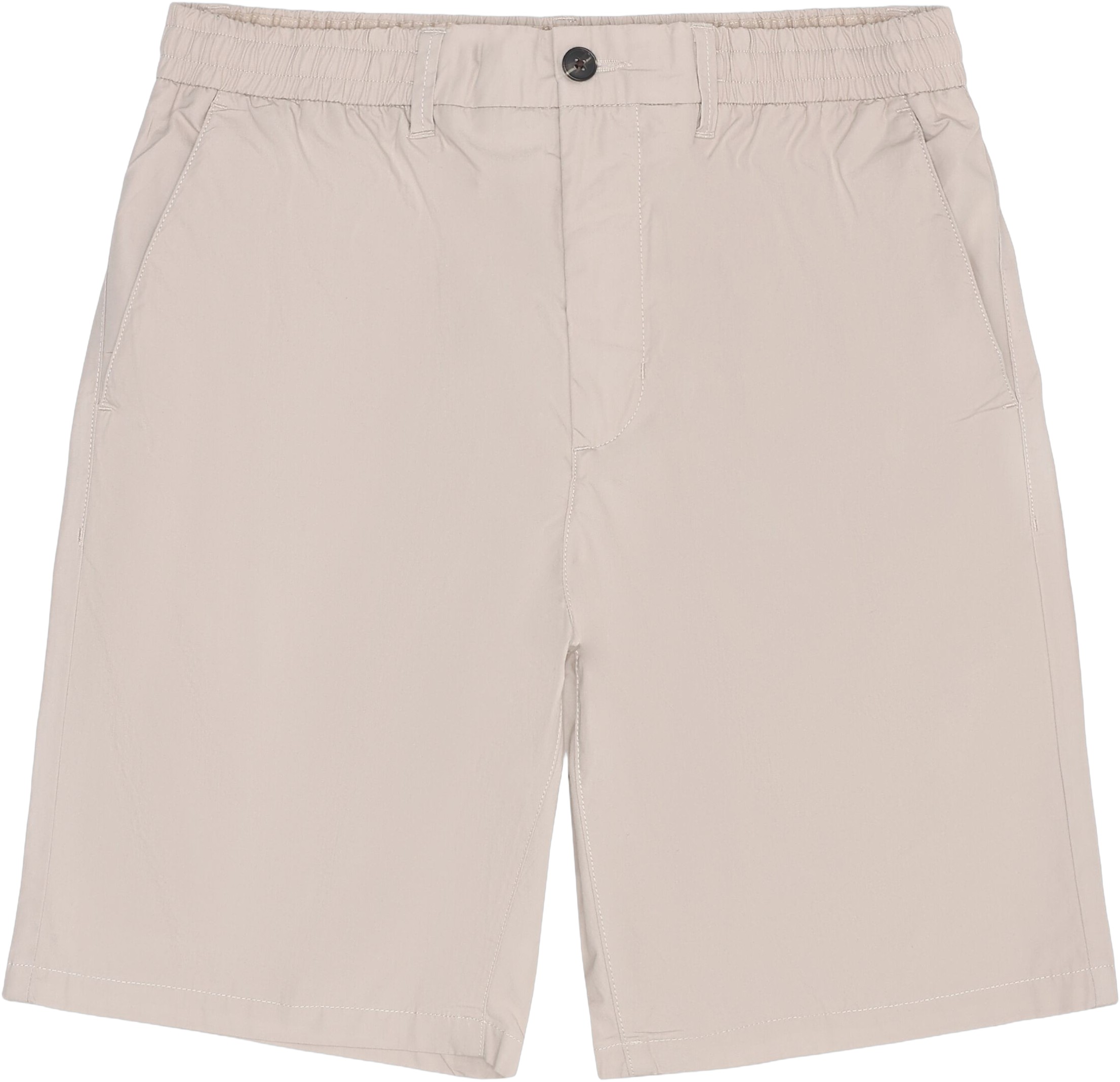 FIG Loose Poplin Elastic Waist String Shorts Gots/vegan