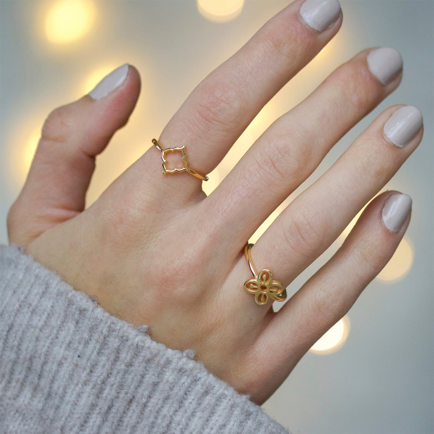 Bese Saka Ring Vermeil (925 Sterling Silver Gold Plated 2. 5 Micron)