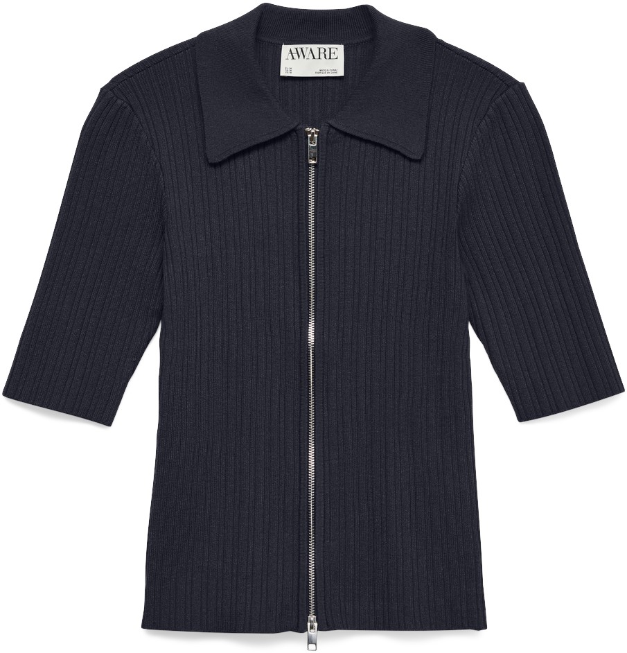 Awhanna 2/4 ZIP Knit Cardigan