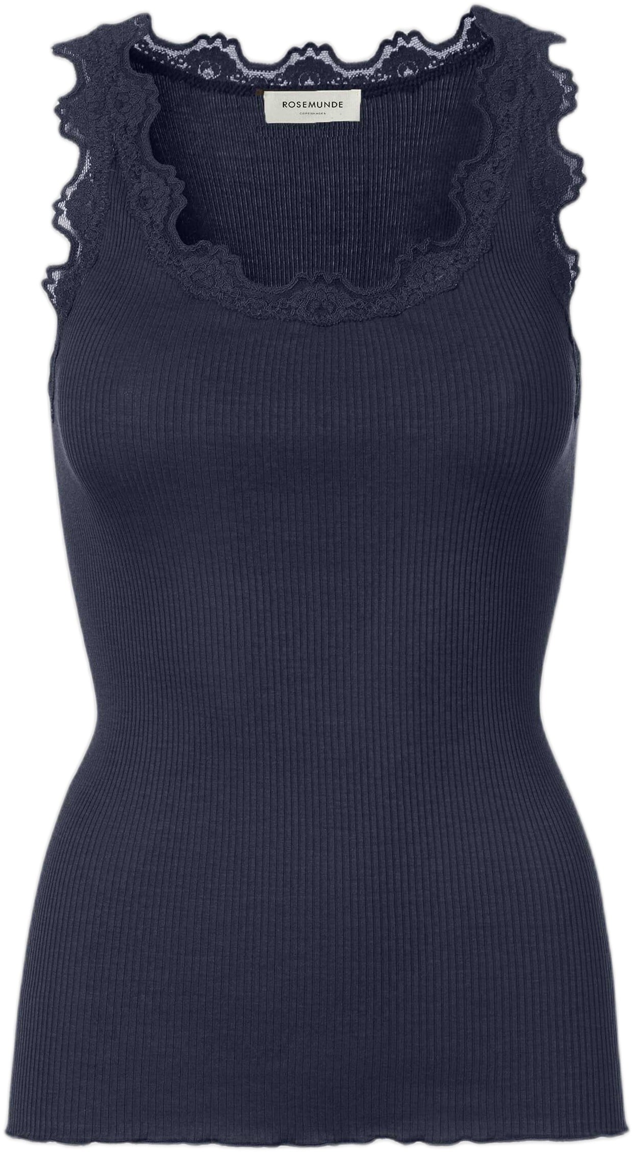 Rwbabette Silk SL Uneck Lace Top - DKK 299