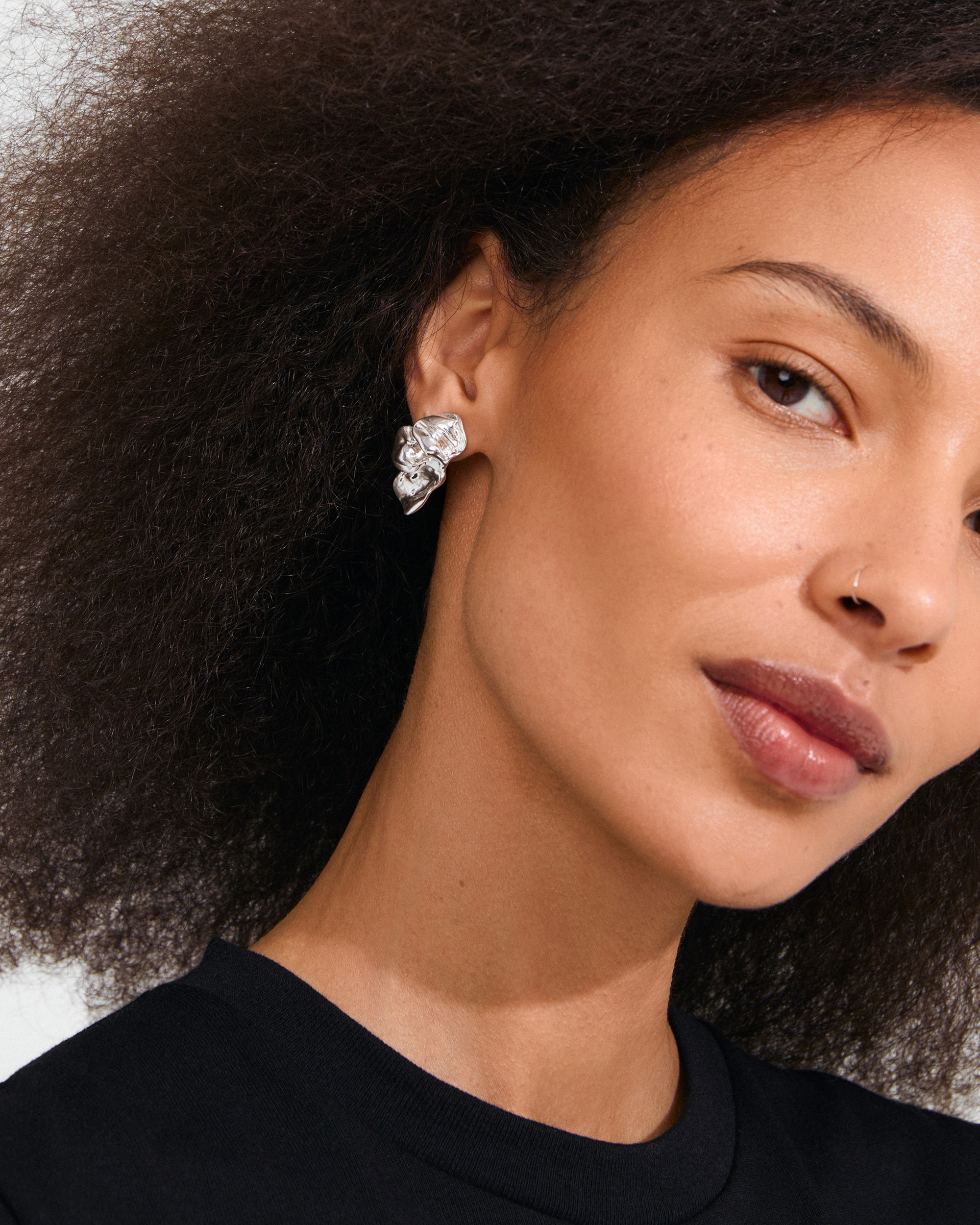 Solari Earrings Silverplated
