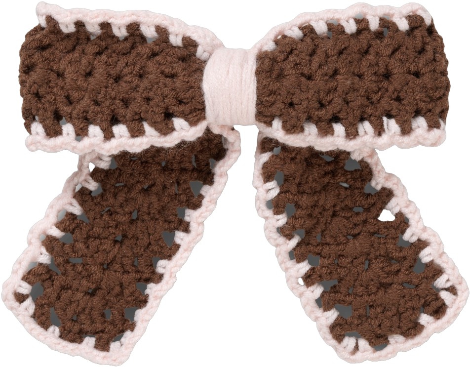 2477 Hair Accessories, Handcrochet Bow Hair Clip