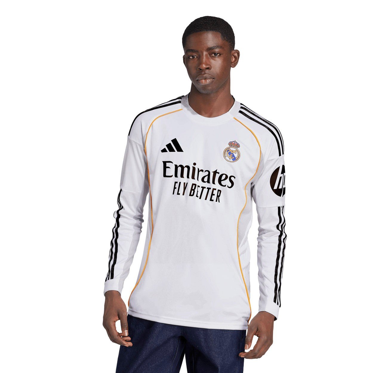 Real Madrid 25/26 Hjemmebanetrøje Langærmet
