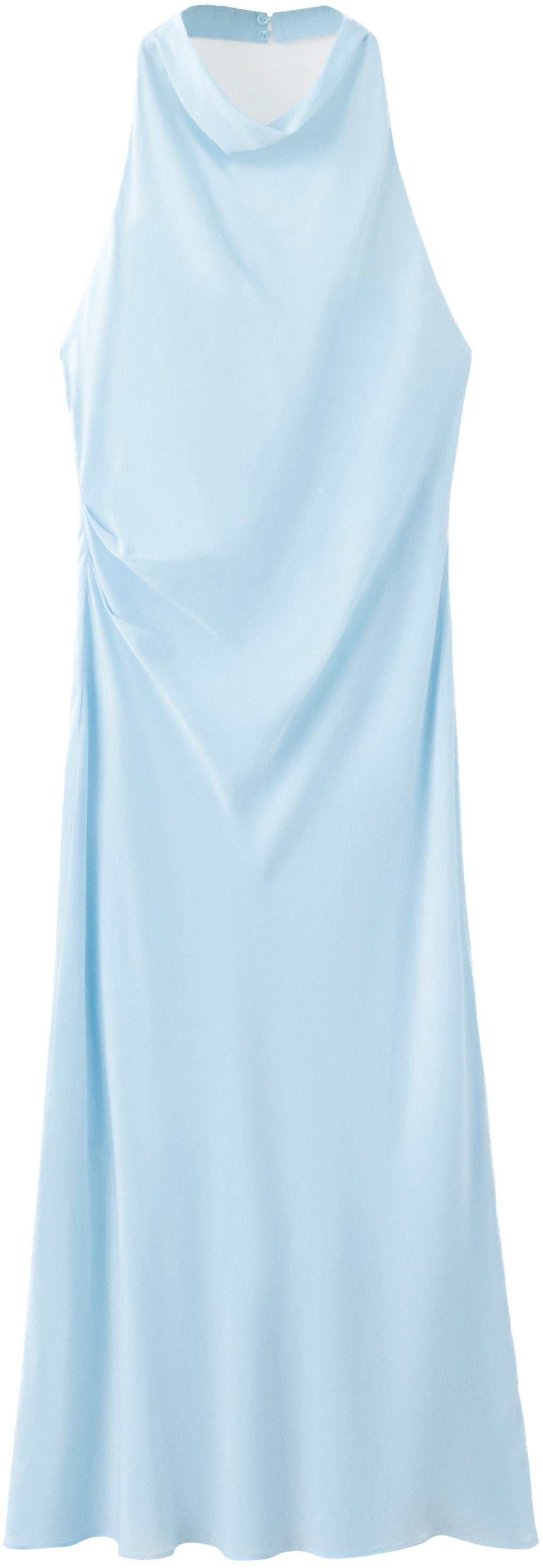Draped Halter Dress