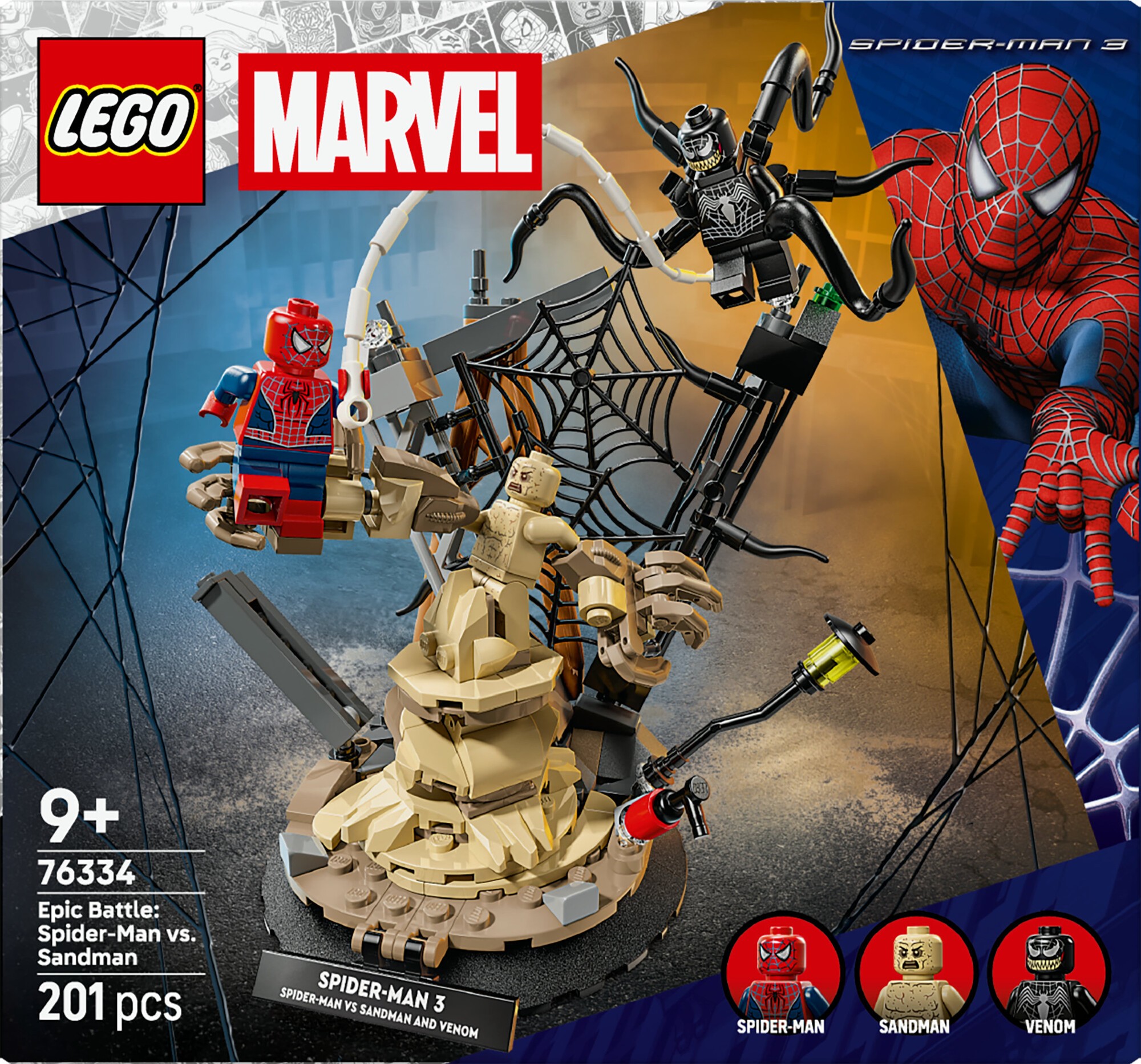 Episk Kamp Spider-man mod Sandman 76334