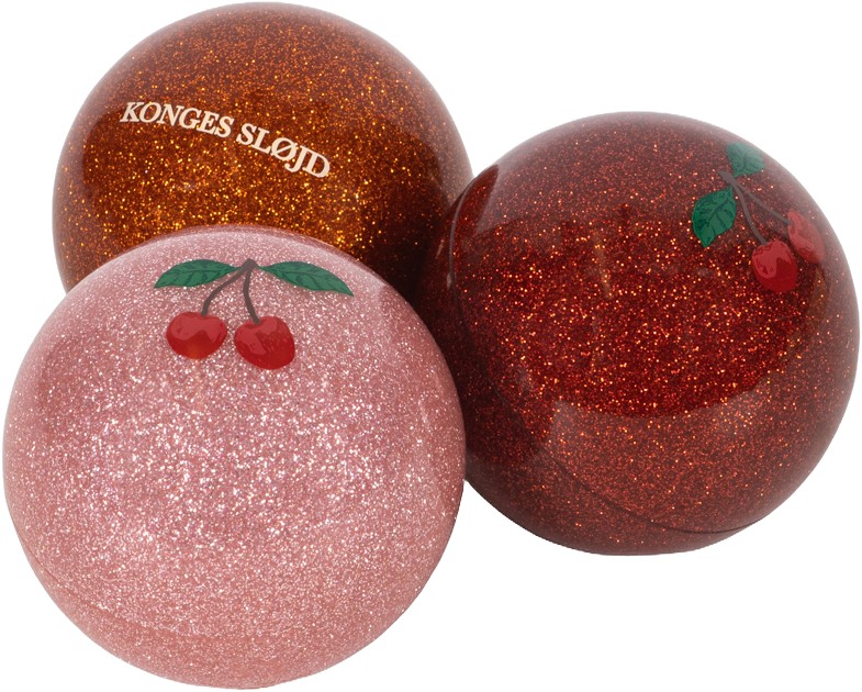 3 Pack Sparkly Balls