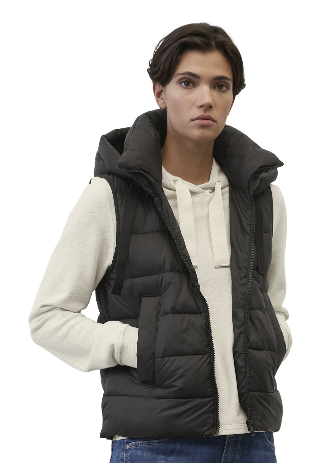 Bnos Recycled no Down, Vest, Detach