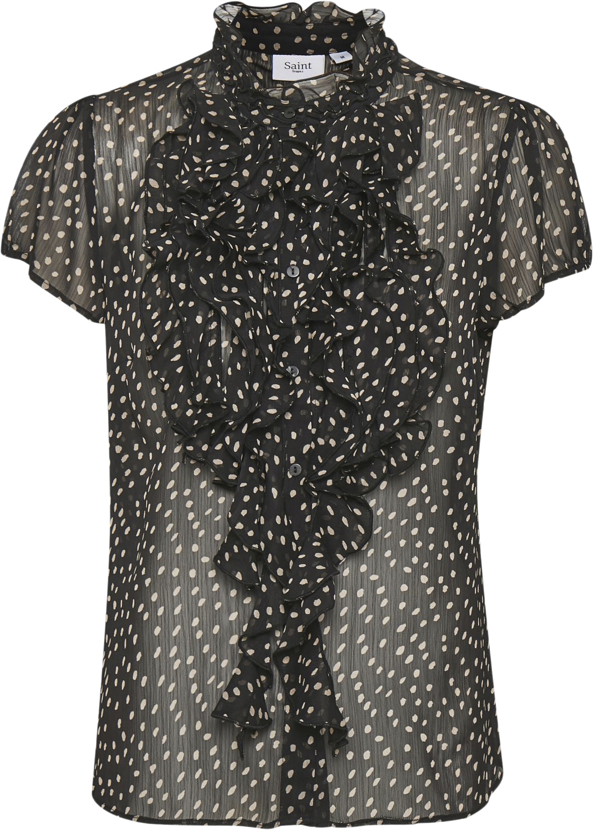 Lillysz Drea SS Blouse Dot Print - Køb til DKK 140 - Spar 60%