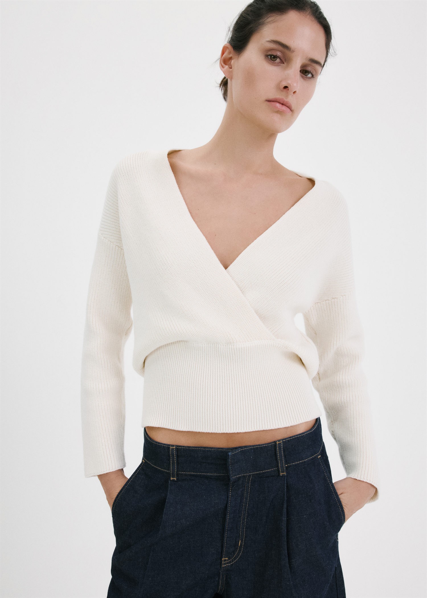 Midrise Denim Bermuda Shorts With
