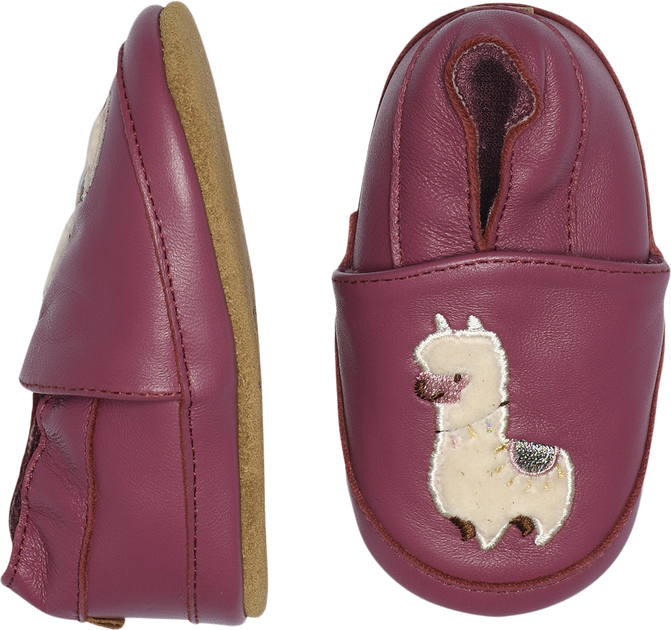 Llama Leather Slippers