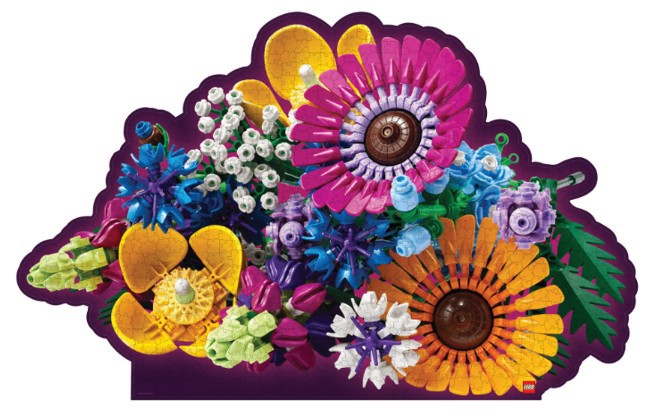 Lego Vildblomst Puslespil