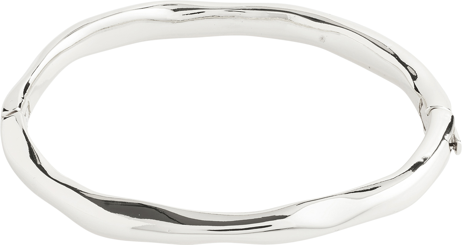 Light Recycled Bangle Silverplated