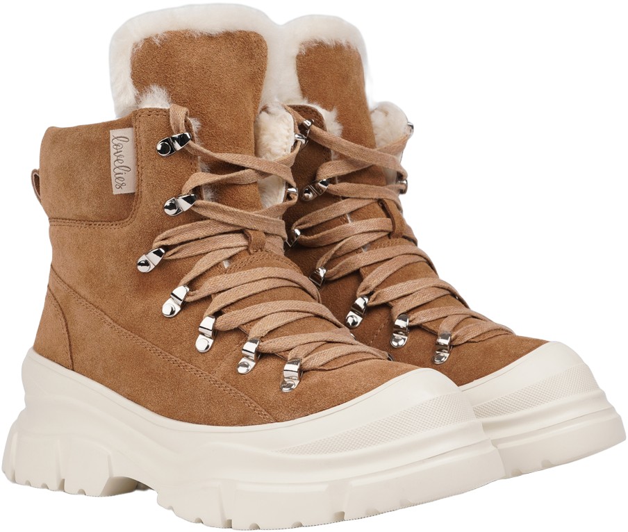 Pecol LOW Shearling Boots W/ Laces