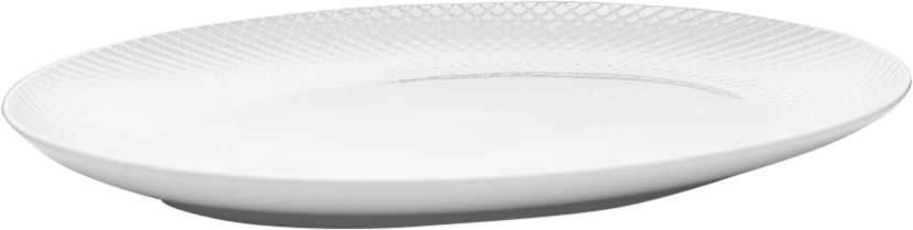 Rhombe Serveringsfad L35 Hvid