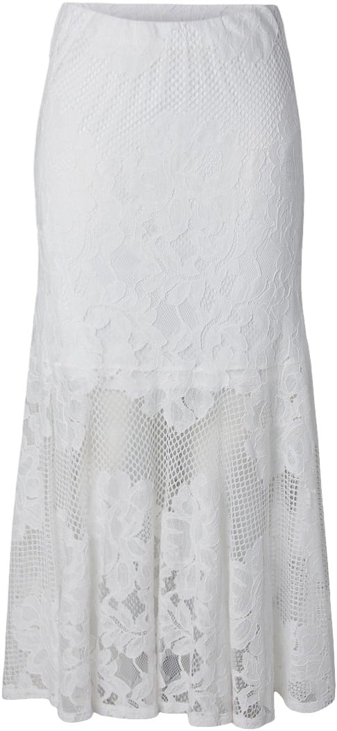 Pcmaya MW Lace Ankle Skirt WVN D2D