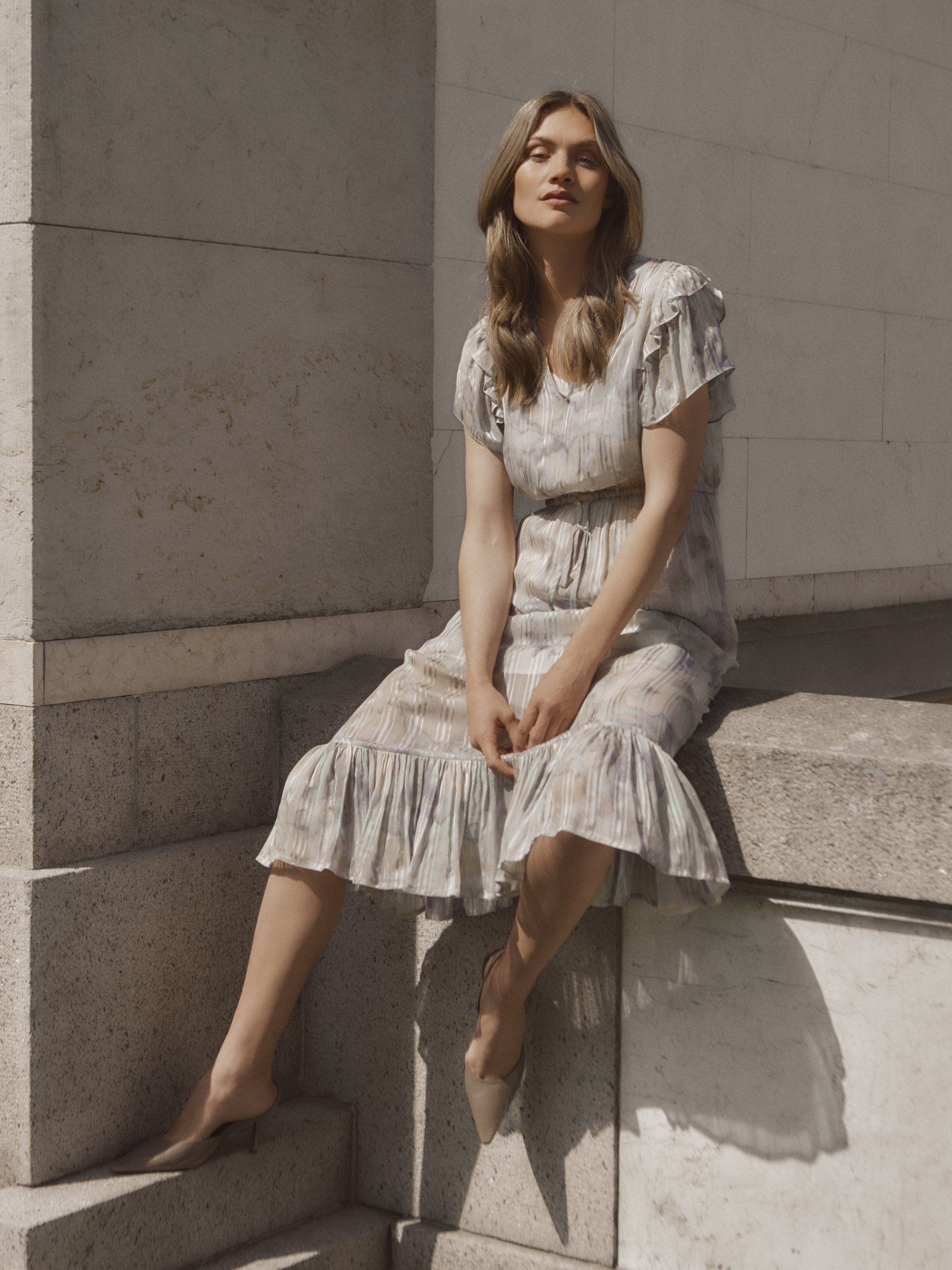 Rwgloria SS Midi Dress