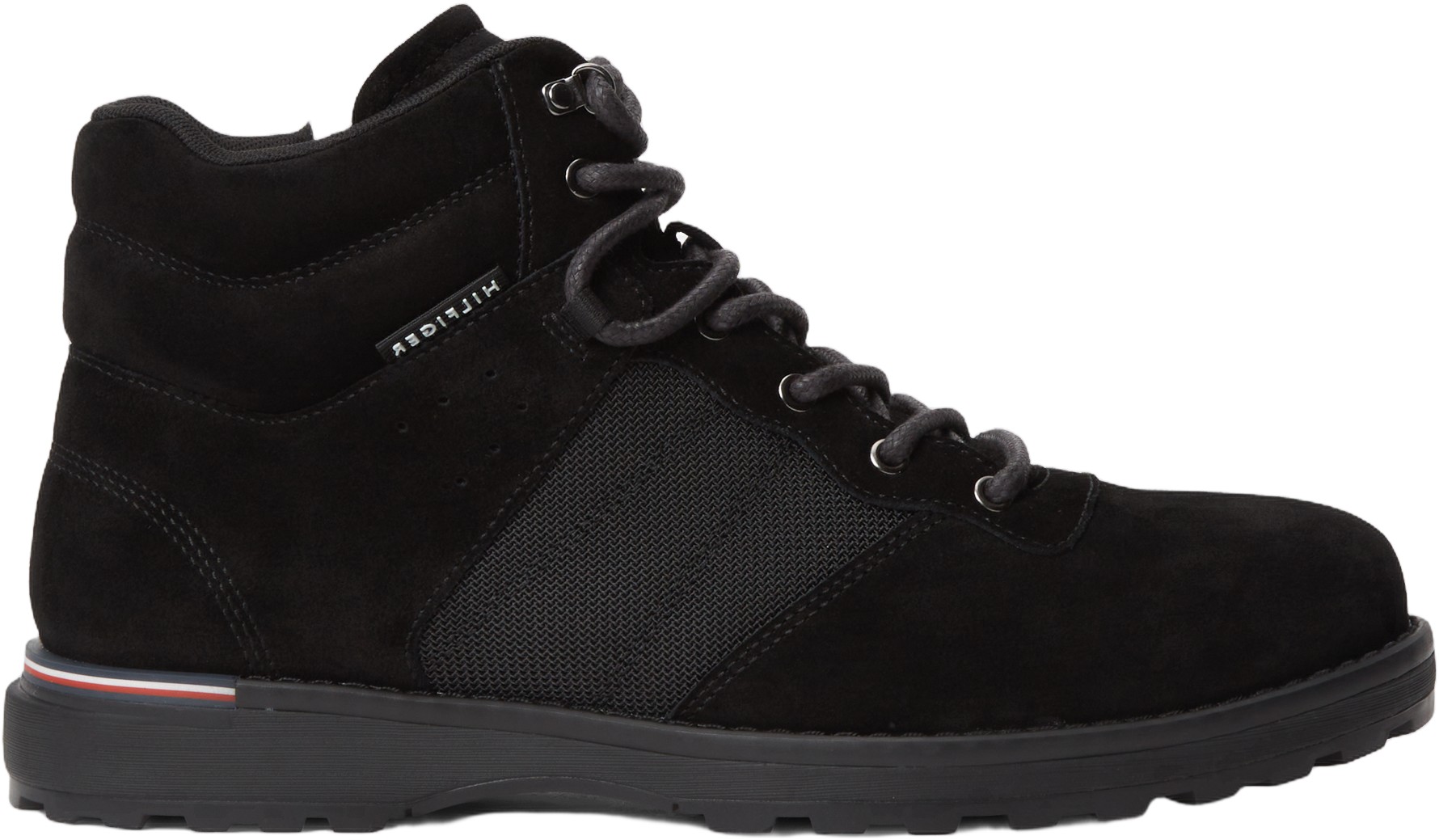 Suede Outdoor Cleat Mesh Panel Boots