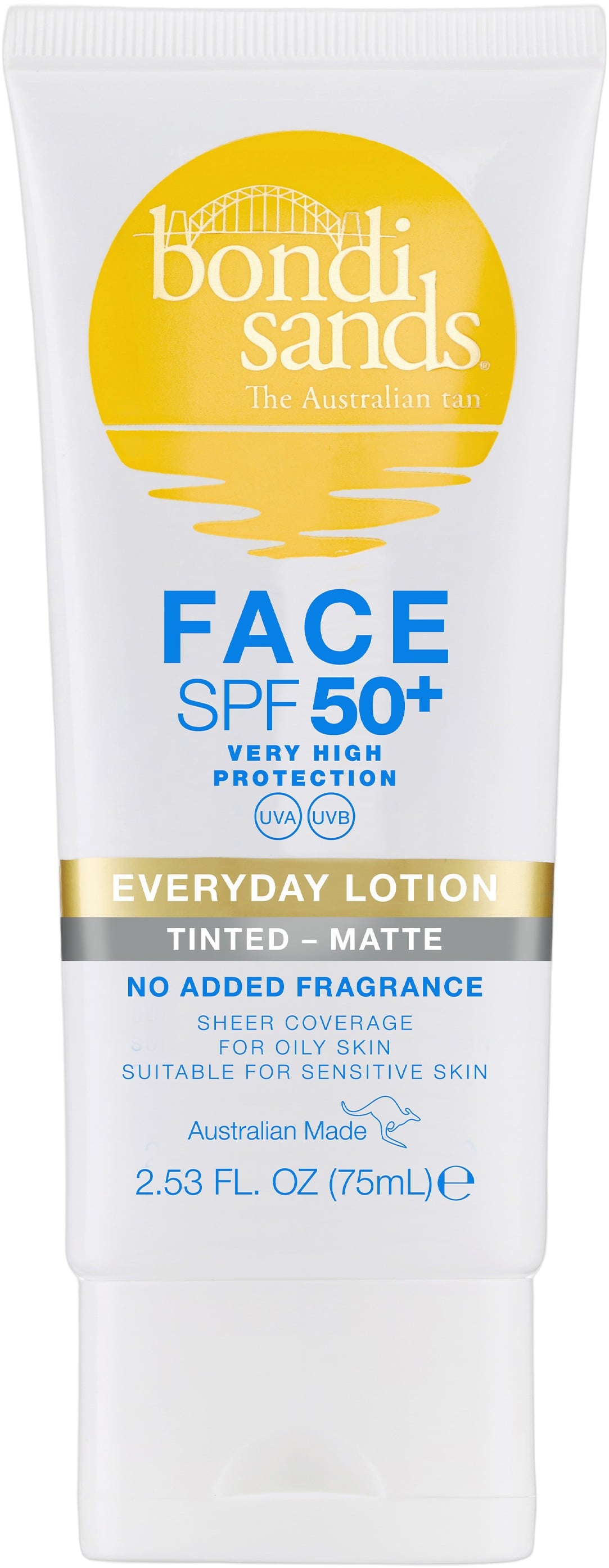 Bondi Sands SPF 50+ Everyday Matte Tinted Face Lotion 75ml