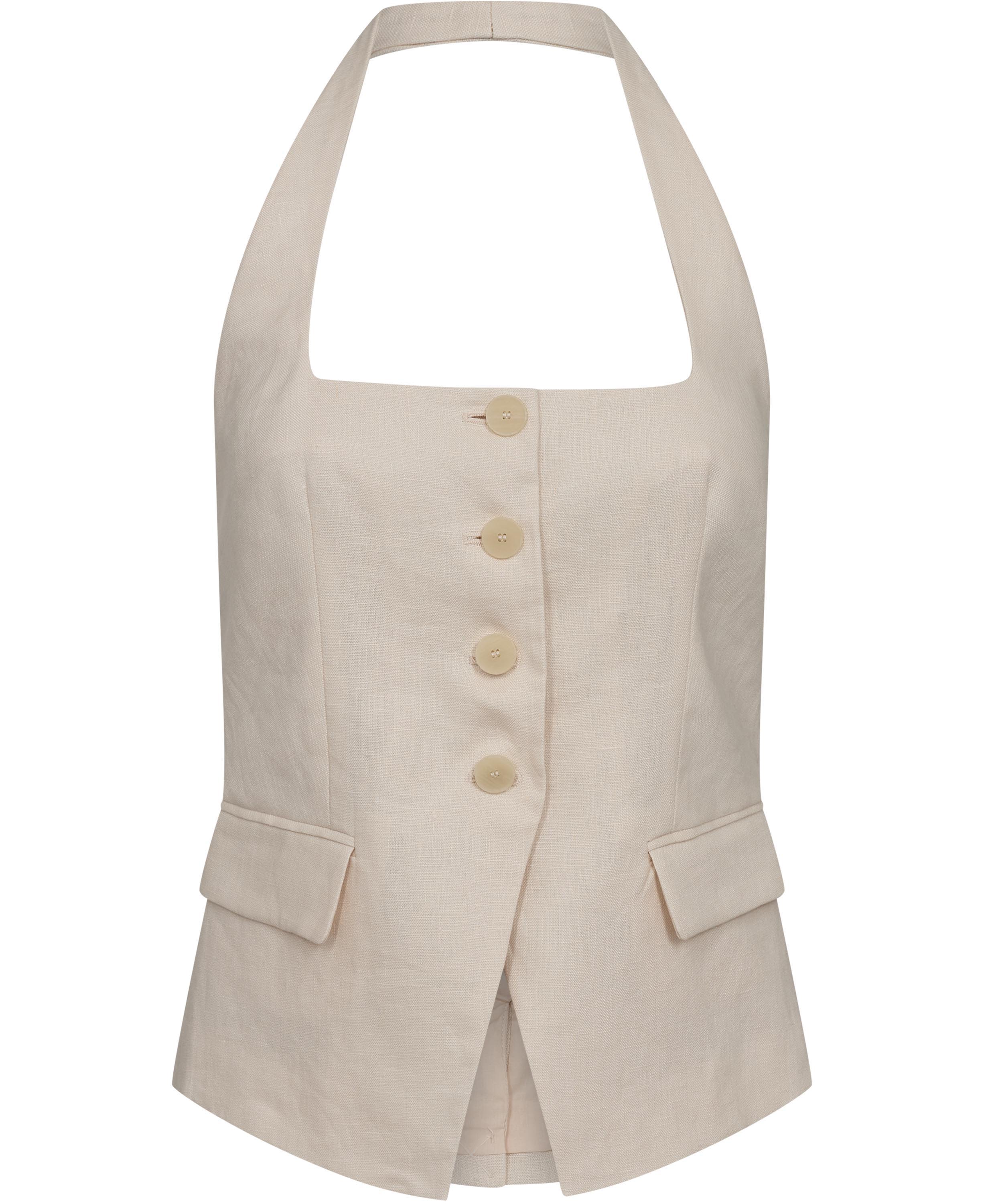Linen Suit Waistcoat