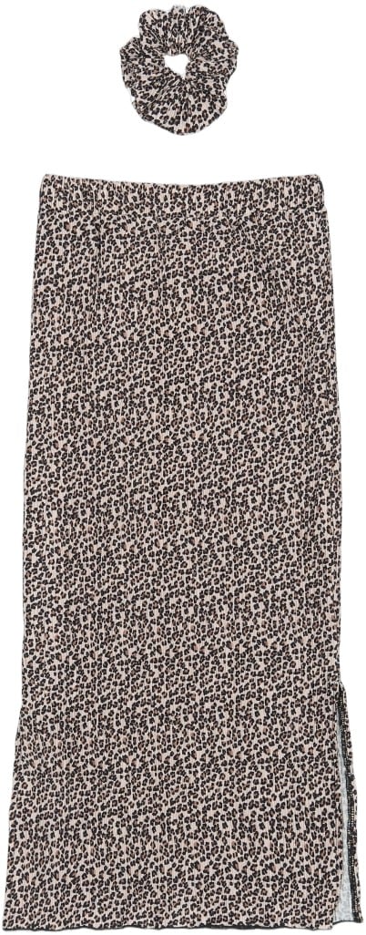 Tnpet Long Pleat Skirt