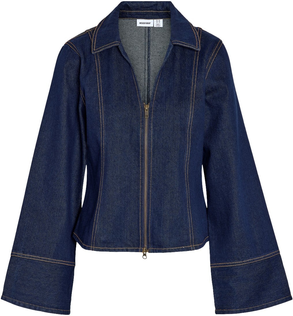 Nmlark L/S Vneck Zipper Jacket TNT