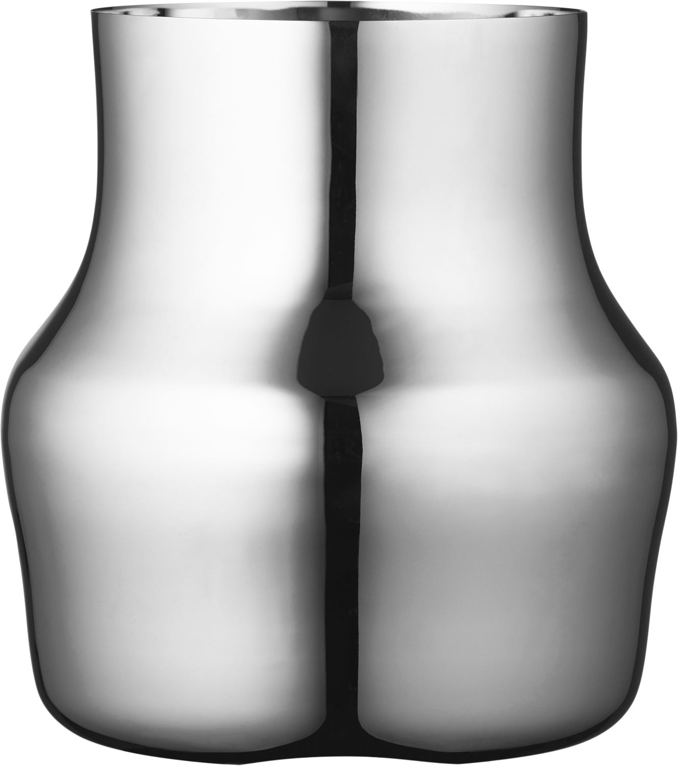 Vase Dorotea 18 x 19,5 cm Blankt Stål