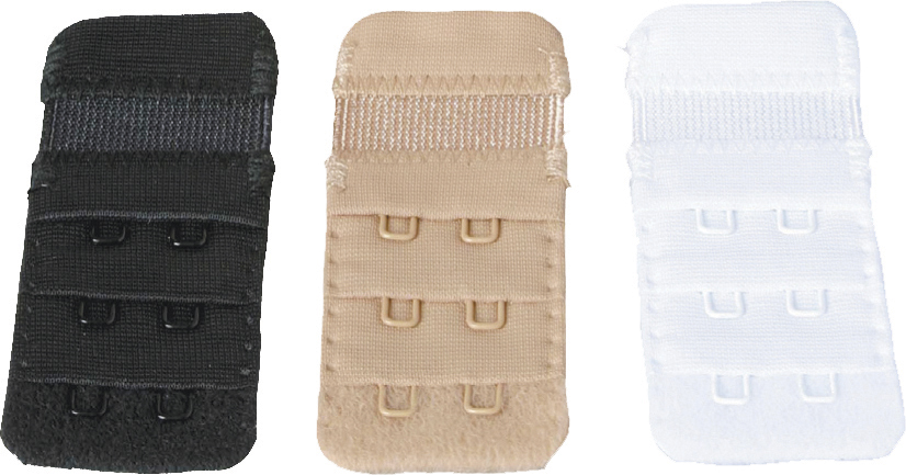 Bra Extender White-black-skin